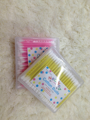 專業棉簽批發優選 禾竣日用品廠PP四方盒塑料桿棉簽特惠供應